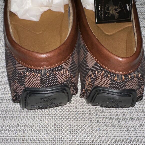 Beverly Hills PC 12 Cognac Rome Checkered Faux Leather Loafers Driver Moccasins main image 7